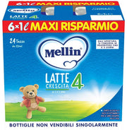 Mellin 4 Latte Di Crescita Liquido 6x1000ml 24Mesi+