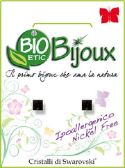 Pendiente Carrè Bioetic Bijoux 3mm Negro Azabache-1