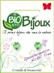 Bio Bijoux Pendiente Corazón 5mm Peridoto-1