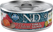Farmina Natural & Delicious Natural Atún y Salmón para Gatos 70 g