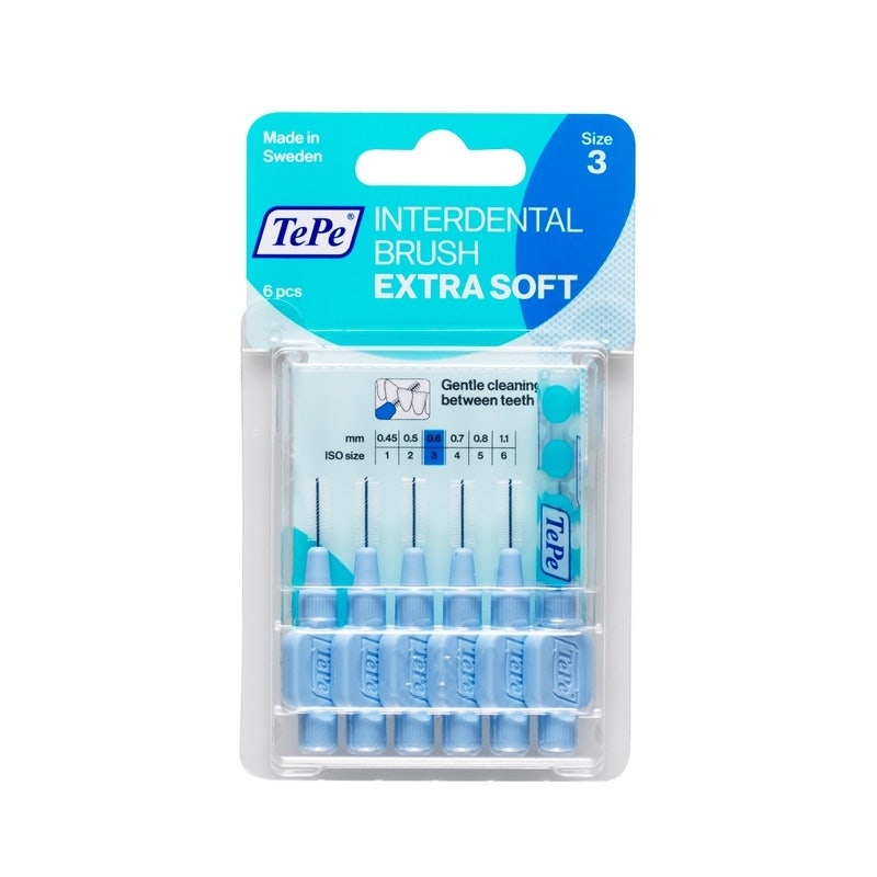 Pincel Tepe ISO 3 Extra Suave Azul 6 Piezas-1