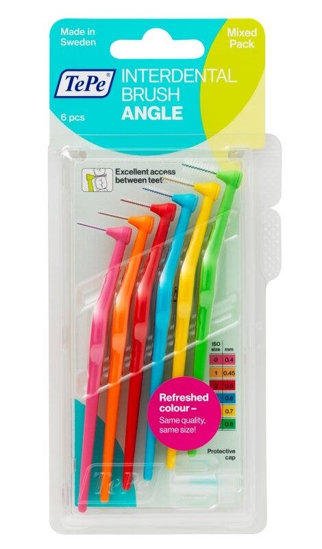 Limpiapipas TePe Angle Mixto 6 Piezas-1