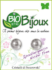 Pendiente Perla Biotec Bijoux Gris Claro 8mm-1