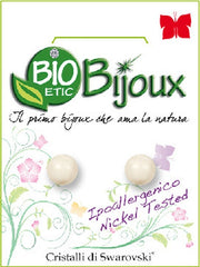 Farma Bijoux Pendientes Perla Crema 6mm 1 Par-1