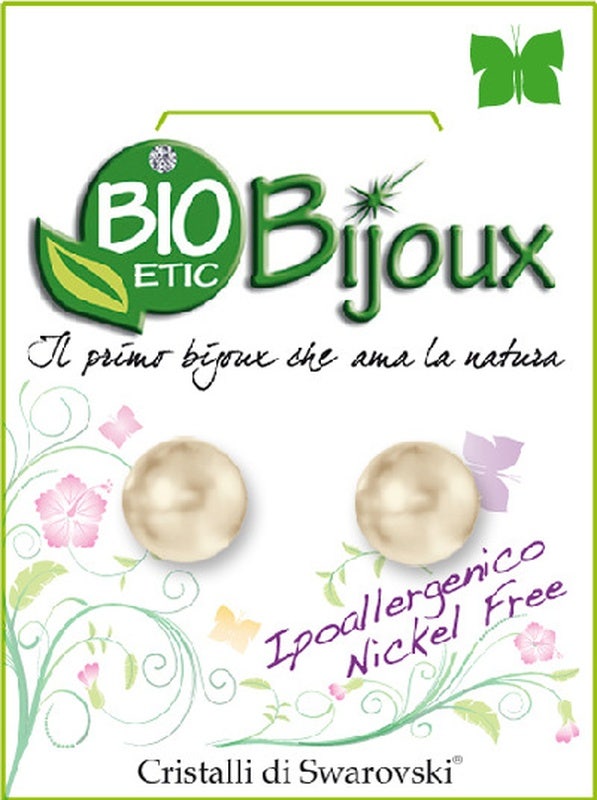 Pendientes de perlas Bioetic Bijoux 8 mm Creamrose-1