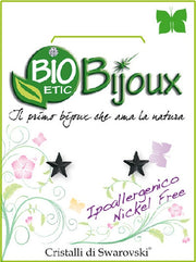Bio Bijioux Pendiente Estrella 5mm Jet-1