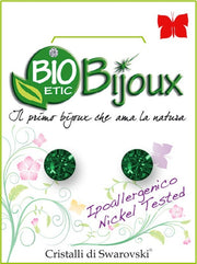 Bioetic Bijoux Xirius Pendiente 6,2mm Esmeralda-1