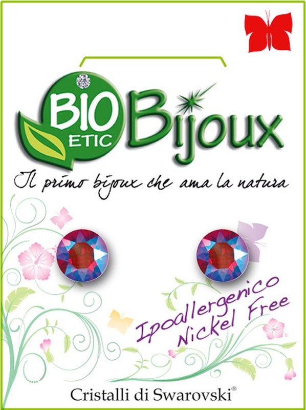 Bioetic Bijoux Xirius Light Siam Shimmer pendiente 6,2 mm-1