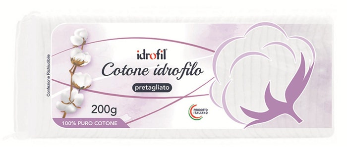 Idrofil Cotone idrofilo Pretagliato 200g