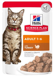 Hill's Science Plan Wet Cat Adult Pavo En Salsa Sobre 85g-1