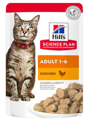 Hill's Science Plan Wet Cat Adult Pollo En Salsa Sobre 85g-1