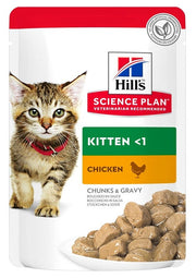 Hill's Science Plan Kitten Chunks Pollo Para Gatos Cachorros Sobre 85g-1