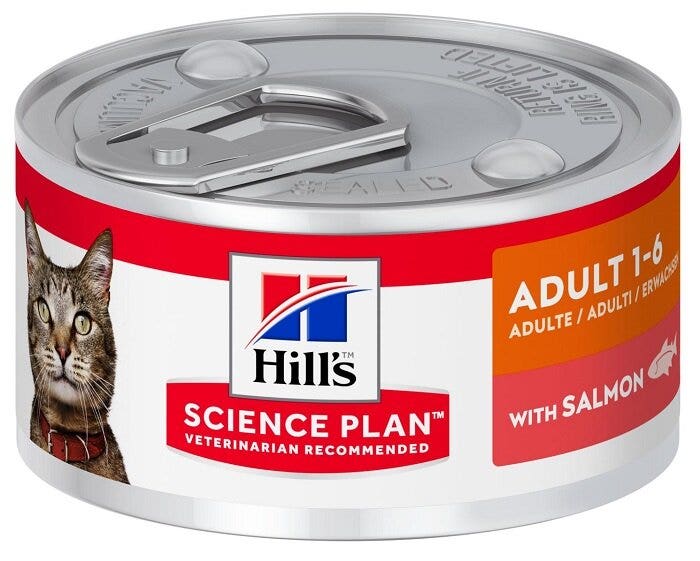 Hill's Science Plan Gato Adulto Con Salmón Lata 82gr-2