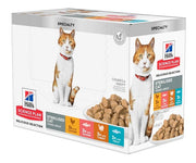 Hill's Science Plan Multipack Sterilised Cat Comida húmeda para gatos esterilizados 12 bolsitas de 85 g