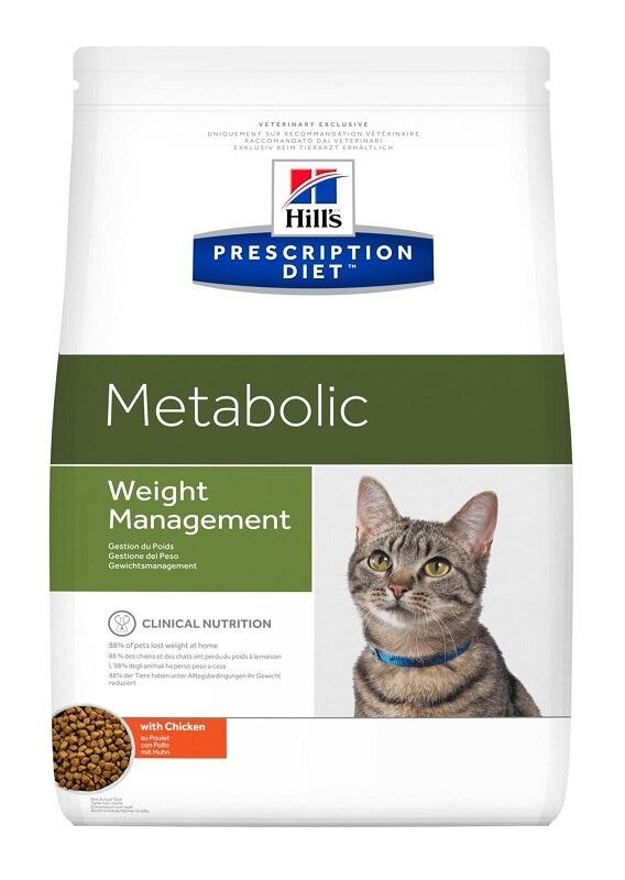 Hill's Prescription Diet Feline Metabolic con Pollo Pienso Seco para Gatos 250g-2
