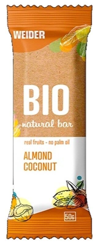 Weider Bio Barrita Natural Coco y Manorla 50g-1