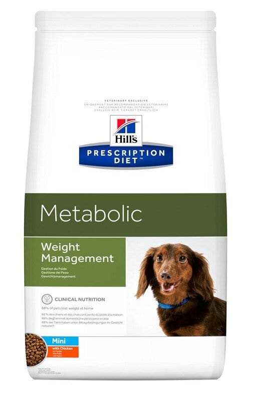 Hill's Prescription Diet Canine Metabolic Mini Con Pollo Pienso Seco Para Perros 6kg-2