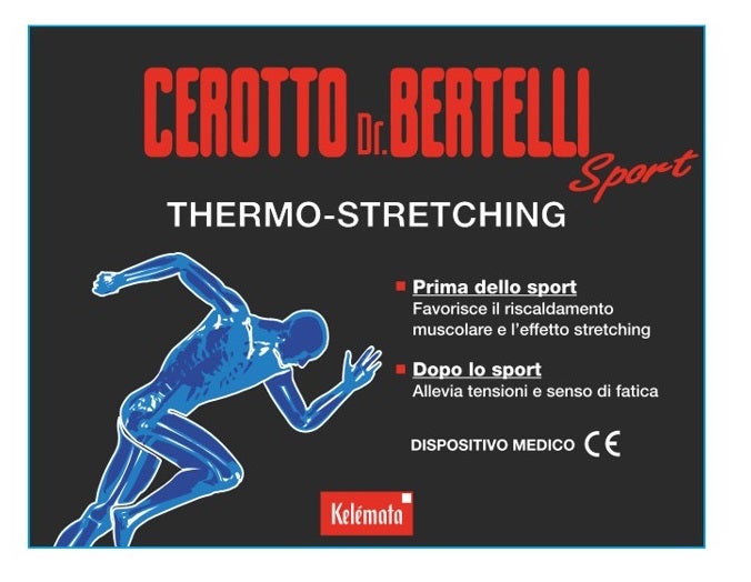 Bertelli Parche deportivo termostirable 1 unidad