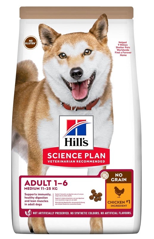 Hill's Science Plan Adult 1-6 No Grain Chicken 12kg