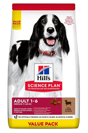 Hill's Science Plan Adult 1-6 Medium Cordero y Arroz 2,5 kg