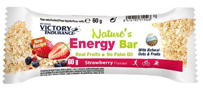Weider Victory Endurance Nature's Energy Barrita de fresa 60 g