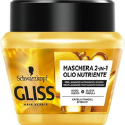 Schwarzkopf Gliss Maschera 2In1 Olio Nutriente 300ml