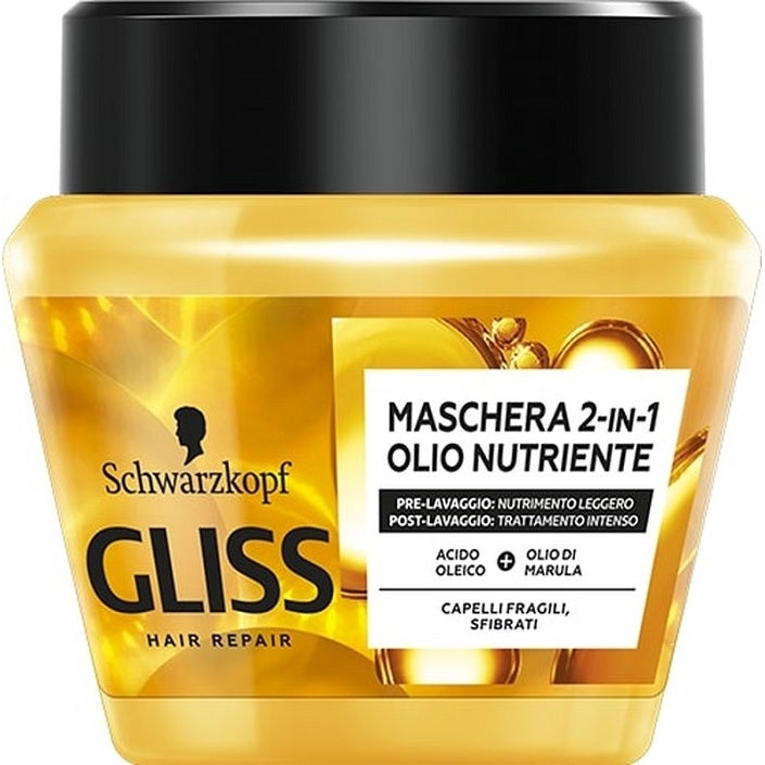 Schwarzkopf Gliss Maschera 2In1 Olio Nutriente 300ml