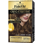 Schwarzkopf Palette Oleo Intense Colorazione Permanente 4-08 Castano Dorato Naturale 173g