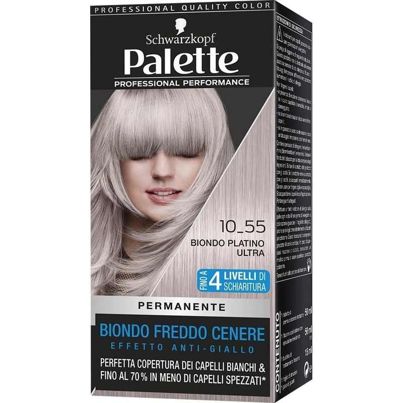 Schwarzkopf Palette Professional Performance Colorazione Permanente 10-55 Biondo Platino Ultra 170g