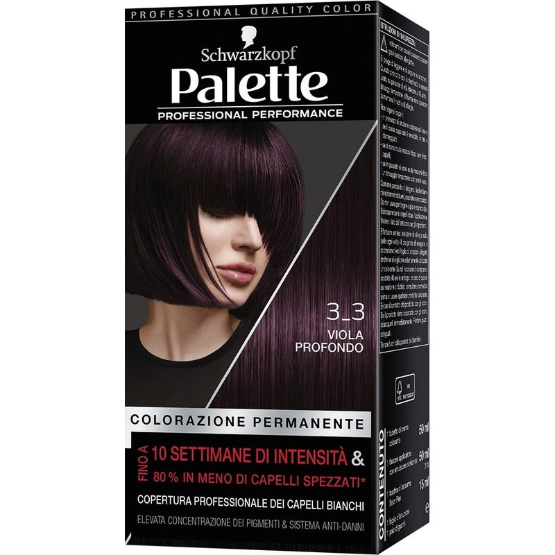 Schwarzkopf Palette Professional Performance Colorazione Permanente 3-3 Viola Profondo 170g