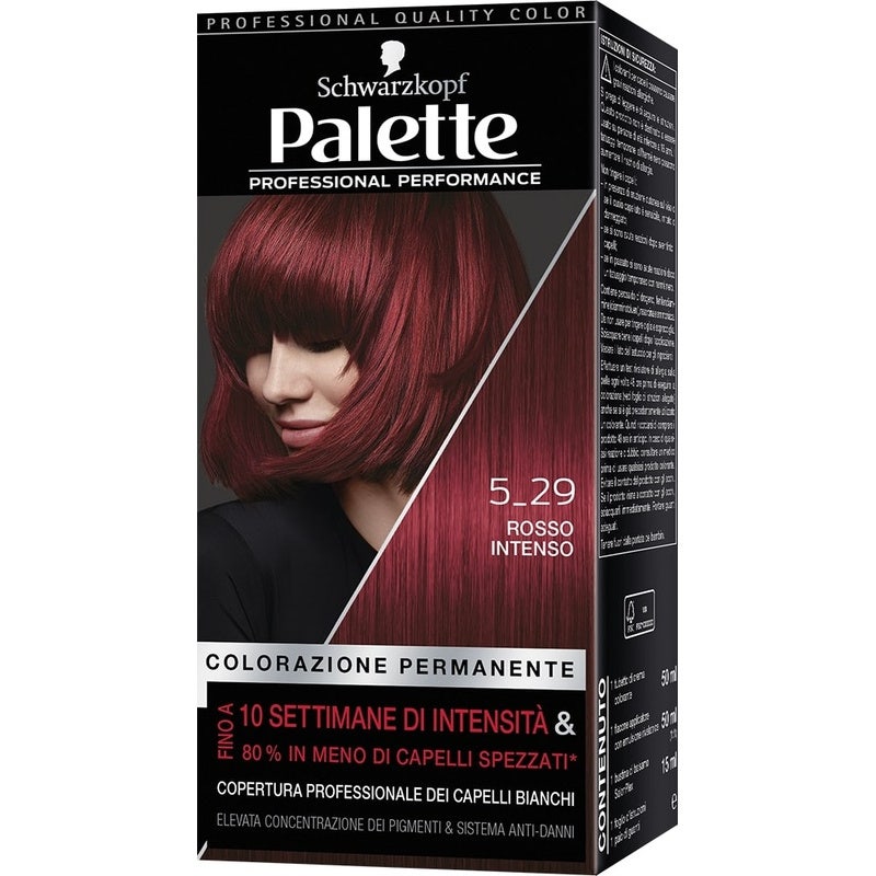 Schwarzkopf Palette Professional Performance Colorazione Permanente 5-29 Rosso Intenso 170g