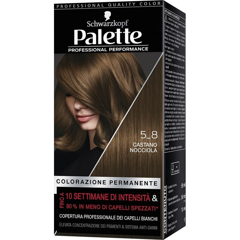 Schwarzkopf Palette Professional Performance Colorazione Permanente 5-8 Castano Nocciola 170g