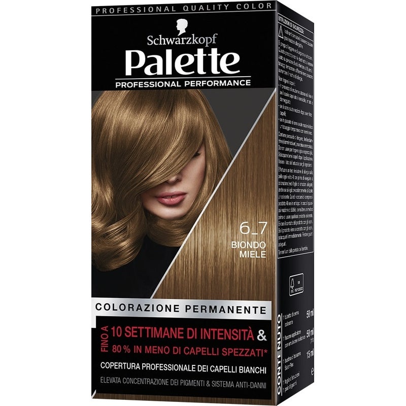 Schwarzkopf Palette Professional Performance Colorazione Permanente 6-7 Biondo Miele 170g
