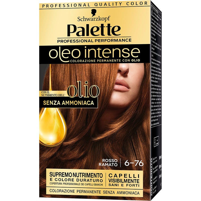 Schwarzkopf Palette Oleo Intense Colorazione Permanente 6-76 Rosso Ramato 173g