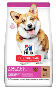 Hill's Science Plan Small & Mini Adult con Cordero y Arroz Alimento Seco para Perros 1,5 kg-1