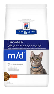 Hill's Prescription Diet M/D Diabetes / Weight Management Croquetas De Pollo Para Gatos Bolsa 1,5kg-1