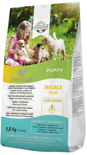 Marpet Aequilibriavet Low Grain Cerdo, pienso seco para cachorros, saco de 1,5 kg