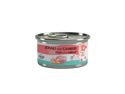 Marpet Chef Atún con gambas Comida húmeda para gatos adultos Lata de 80 g