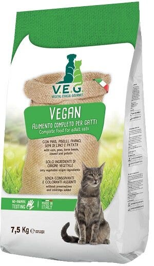 Marpet Vegan Cat Cibo Secco  Per Gatti Adulti Sacco 7,5 Kg