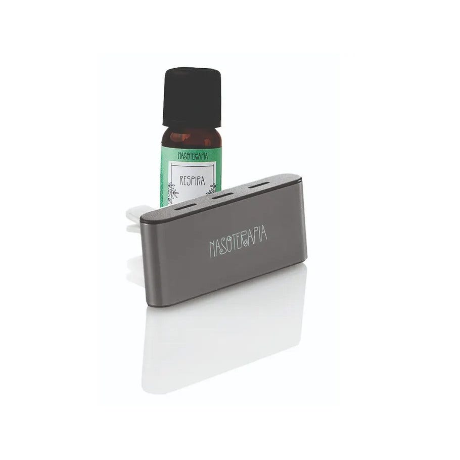 Difusor Nasoterapia Auto Gris + Synergy Respira 5ml-2