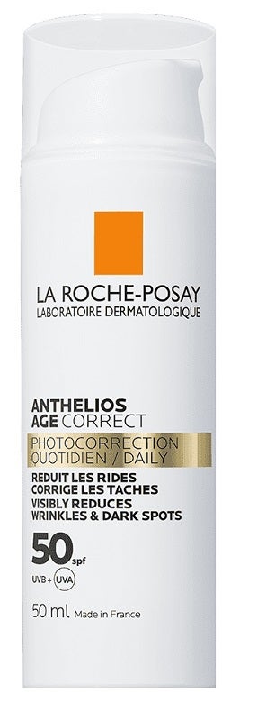 La Roche-Posay Anthelios Age Correct Crema Solar Tratamiento Fotocorrector SPF 50 50 ml
