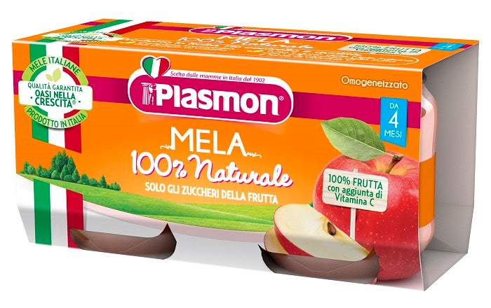 Plasmon Papilla Manzana 2X80g 4Meses+-1