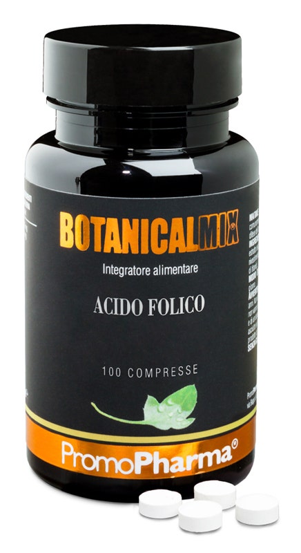 Mezcla Botánica Ácido Fólico 100 Comprimidos-1