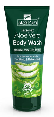 Dr Organic Aloe Pura Detergente Corpo Lenitivo/Rinfrescante 200ml