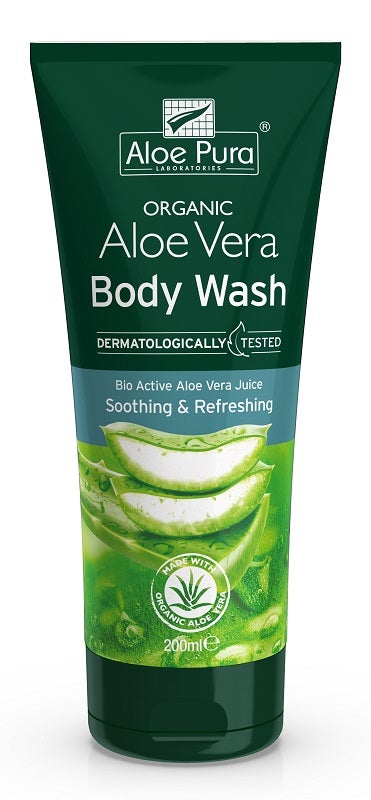 Dr Organic Aloe Pura Detergente Corpo Lenitivo/Rinfrescante 200ml