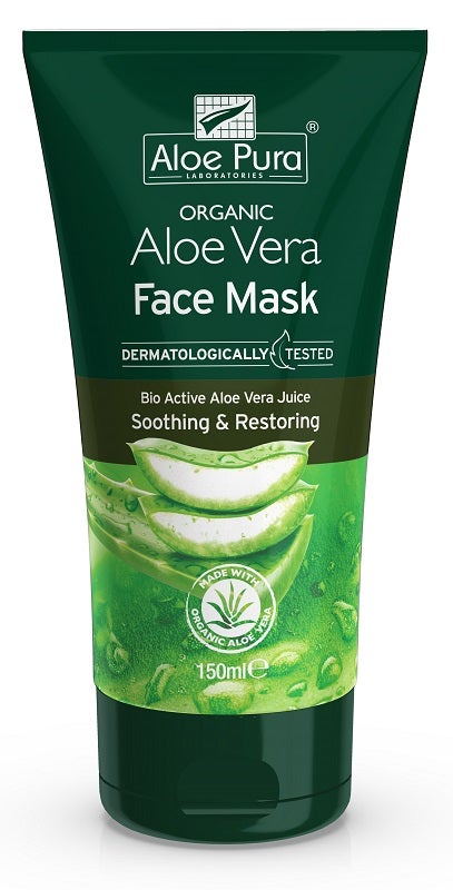 Dr Organic Aloe Pura Mascarilla facial calmante/reparadora 150 ml