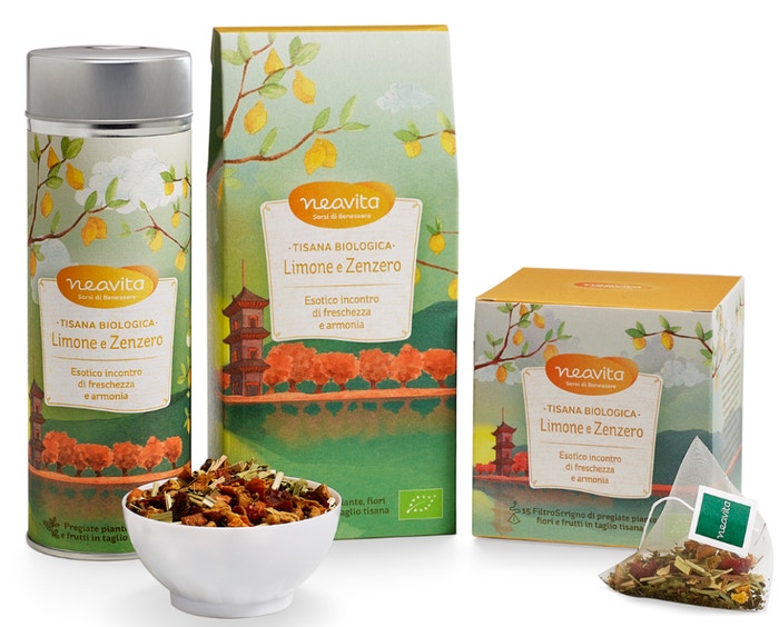 Neavita Filtroscrigno Infusión Ecológica Limón Y Jengibre 15 Filtros-1