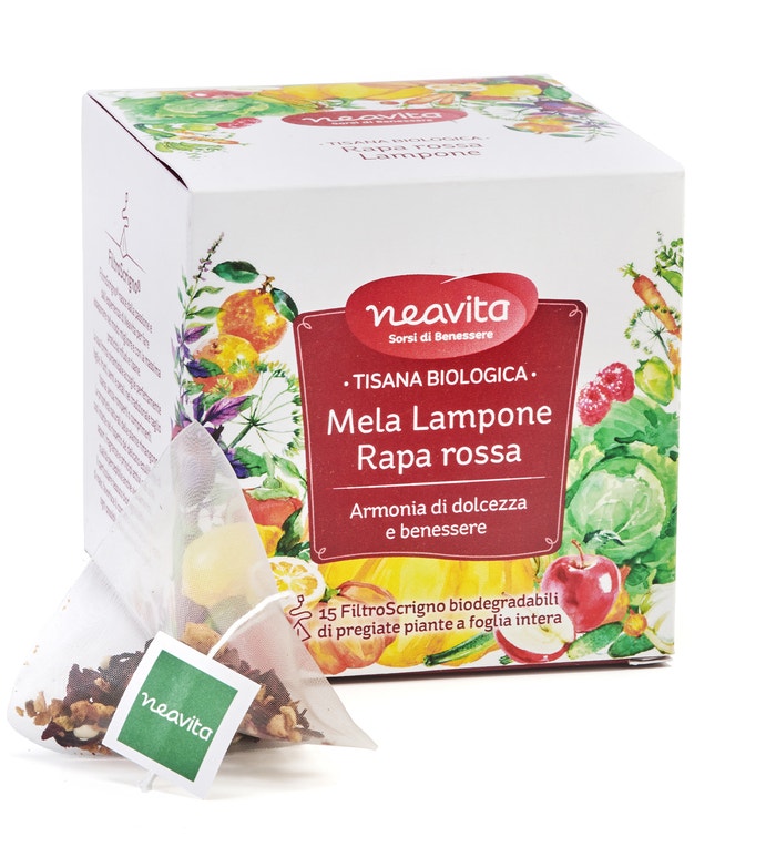 Neavita Filtroscrigno Tisana Mela Lampone Rapa Rossa 15 Filtri
