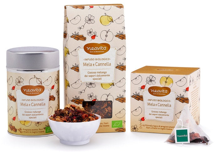 Neavita Filtroscrigno Infusión Ecológica Manzana Canela 15 Filtros-1