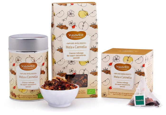 Neavita Silver Lata Infusión Ecológica De Manzana Y Canela 100g-1